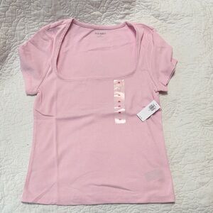 NWT Light Pink Short Sleeve Tee sz M